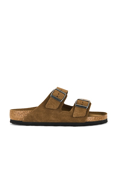BIRKENSTOCK Arizona Sandal in Dark Tea