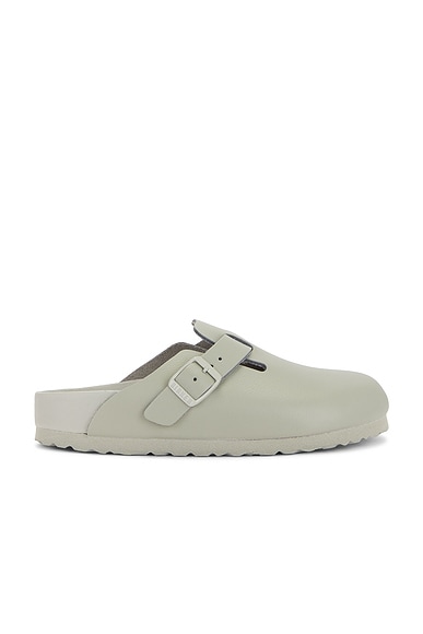 BIRKENSTOCK Boston Exquisite Clog in Mineral Gray