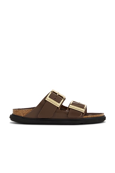 Arizona Droplet Buckle High Shine Sandal