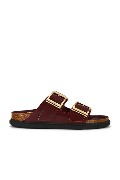 Arizona Droplet Buckle High Shine Sandal