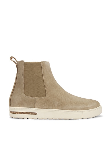 Visvim Ute Moc Trainer Hi-Folk in Beige | FWRD