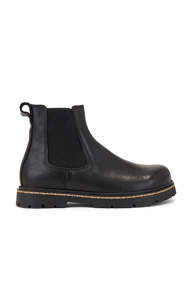 Dr. Martens Talib 8 Eye Leather Boots in Black FWRD