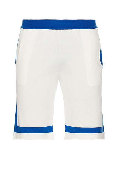 Paneled Knit Shorts