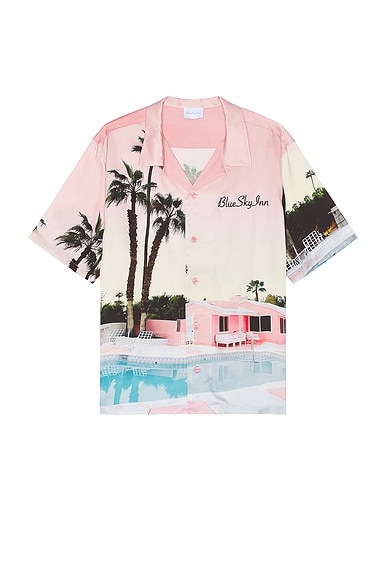 Blue Sky Inn Pink Motel Shirt in Pink