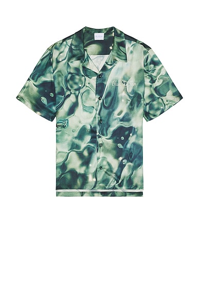 Blue Sky Inn Shirt in Green Water
