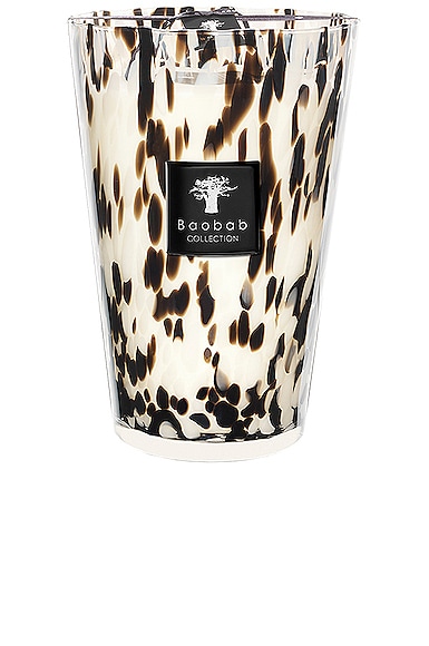 Baobab Collection Pearls Candle in Black