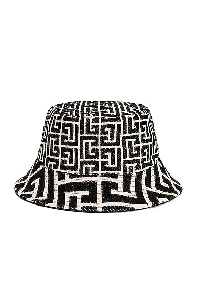 Mix Monogram Jacquard Bucket Hat