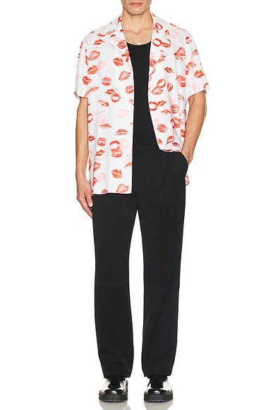 Kiss Print Pyjama Shirt