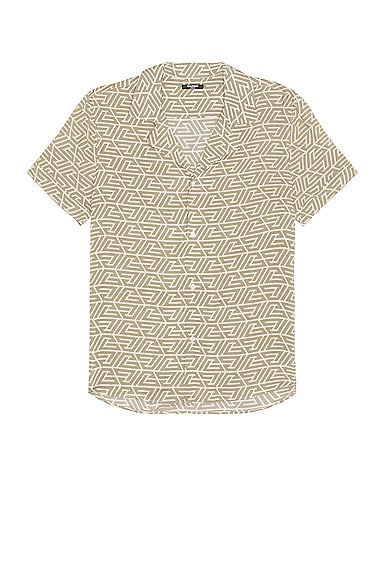 Pyramid Monogram Pyjama Shirt