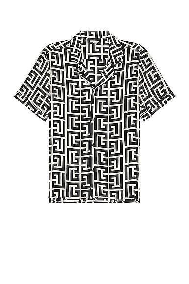 Macro Monogram Pyjama Shirt