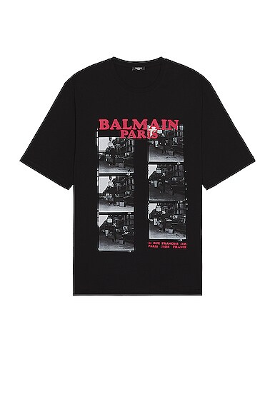 Balmain T shirt 44 In Black ModeSens
