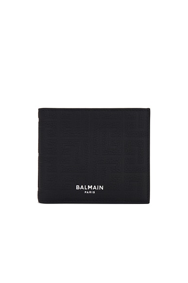 BALMAIN Flap Wallet in Black | FWRD BALMAIN Flap Wallet in Black | FWRD