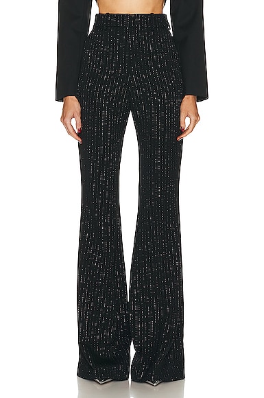 Lurex Striped Kurti And Pant With Contrasting Dupatta And Matching Sling Bag main image 1