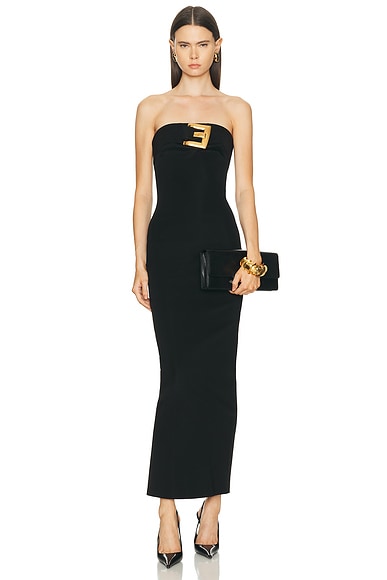 Belted Bustier Jersey Dress