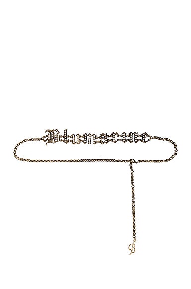 Logo Chain Belt