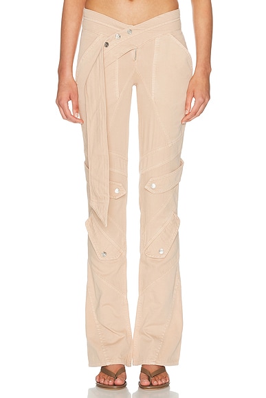 Blumarine Skinny Leg in Camel Beige