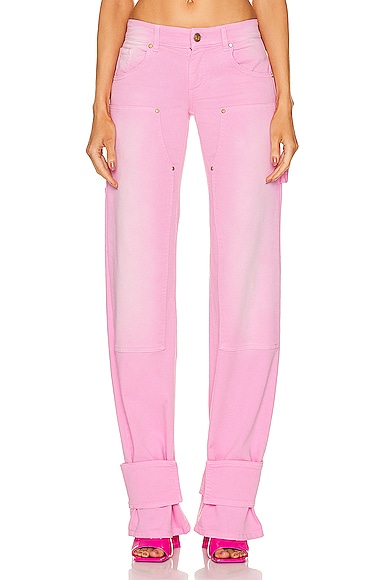 Blumarine Cargo Jean in Pink
