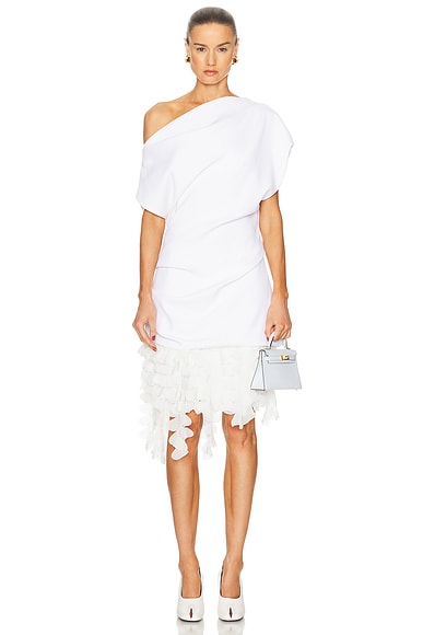 Brandon Maxwell The Kayla Dress in White