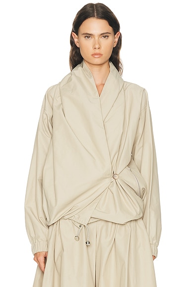 Brandon Maxwell Keir Jacket in Dune