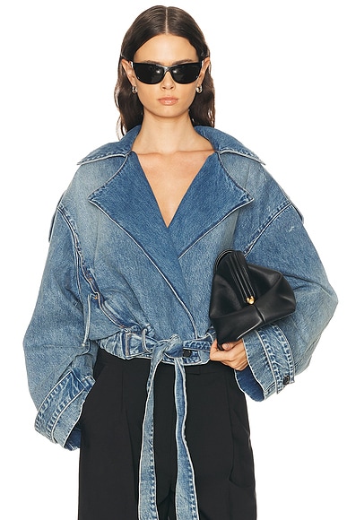 Regan Denim Trench Jacket