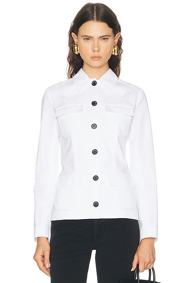 Gage Fitted Button Up Jacket