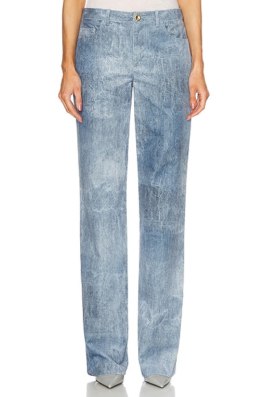 Brandon Maxwell The Reid Pant in Denim