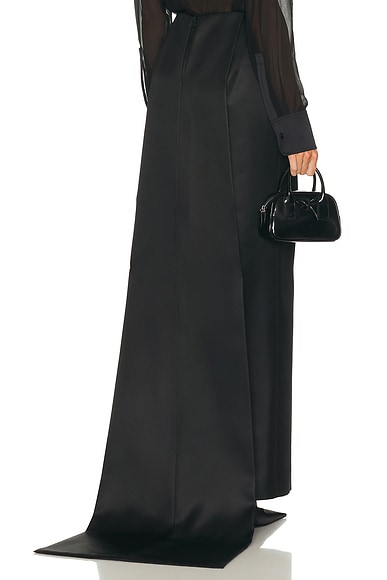 Brandon Maxwell Monroe Skirt in Black