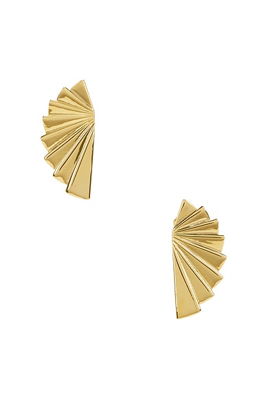ben-amun Fan Earrings in Gold