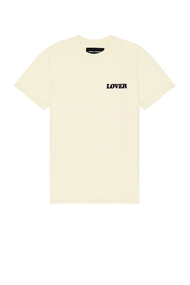 Lover Side Logo Shirt in Cream