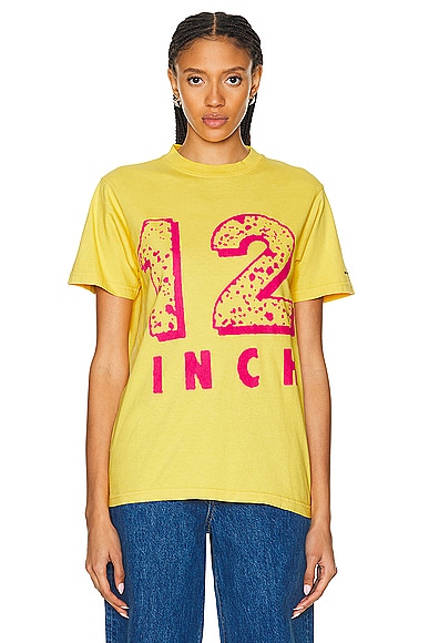 12 Inch T-Shirt in Yellow