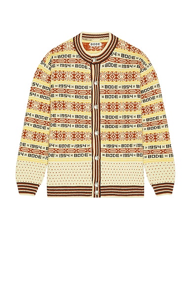 BODE Marzipan Cardigan in Multi