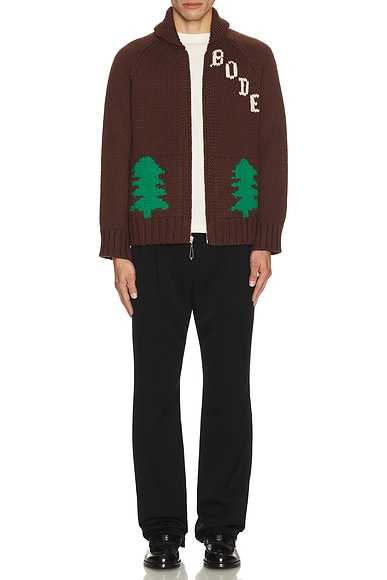 Fir Shawl Collar Cardigan