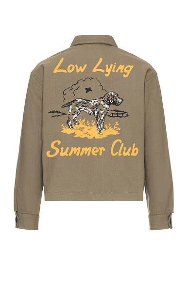 BODE Low Lying Summer Club Jacket in Grey