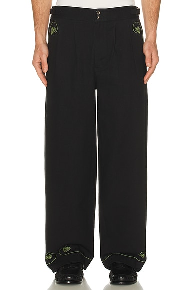 BODE Lucky Draw Trousers in Black
