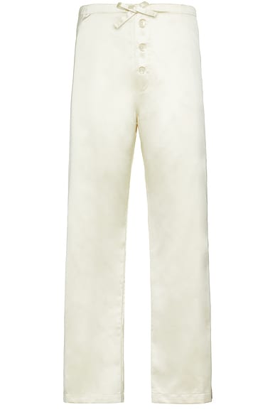 BODE Redtail Pajama Pants in Cream & Multi