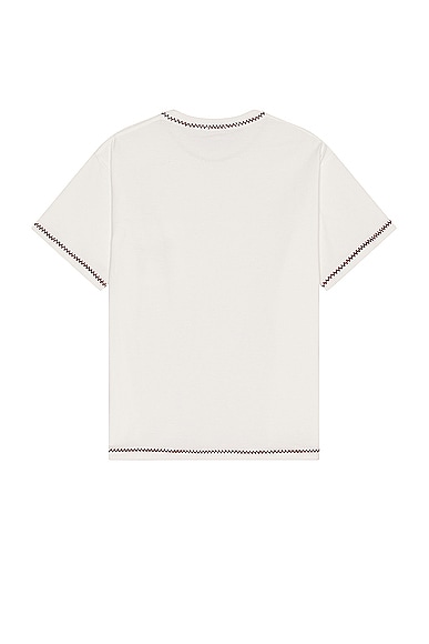 Shop Bode Griffon Pocket T-shirt In White