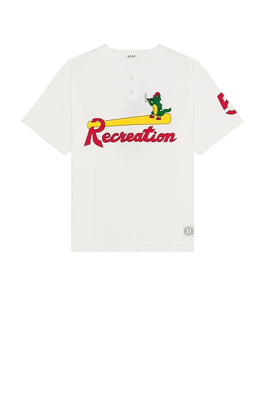 Reptile Rec Tee in Cream