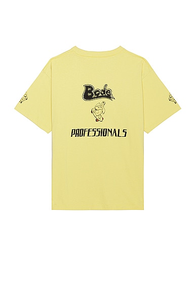 Shop Bode Professionals T-shirt In Yellow