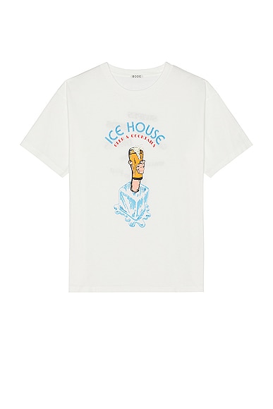 Shop Bode Ice House T-shirt In Cream