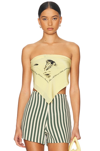 BODE Games Scarf in Yellow | FWRD