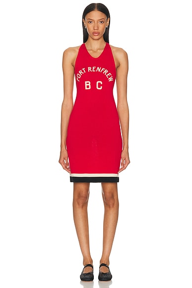Renfrew Dress in Red Multi