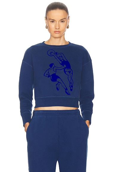 BODE Hoop Sweatshirt in Navy