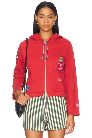 Camper Hoodie in Red