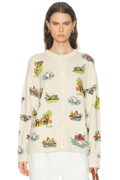 Beaded Camp Cardigan