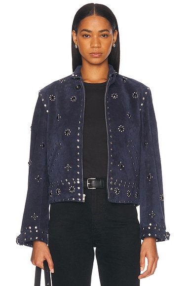 Studded Howard Suede Jacket