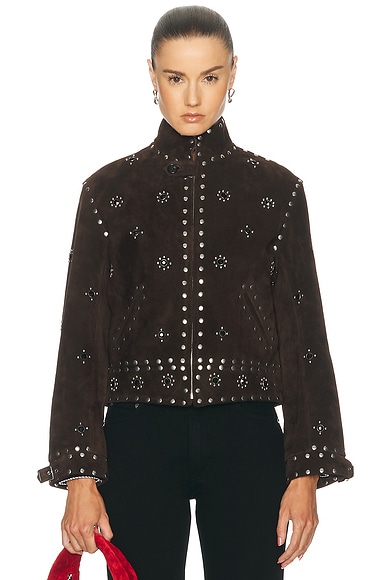 Studded Howard Suede Jacket