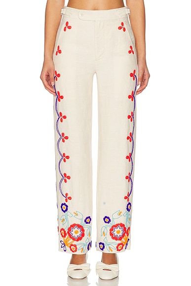 Beaded Garden Party Trouser