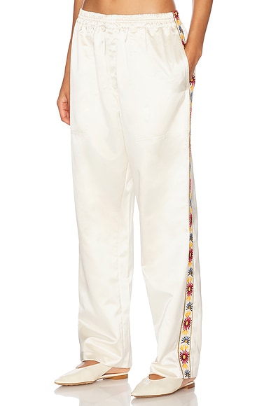 BODE Candyfloss Track Pant in Cream Multi