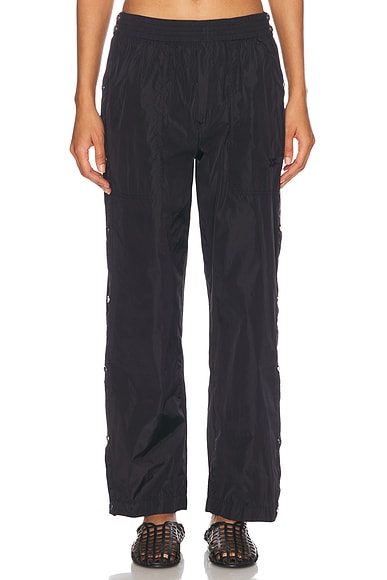 BODE Nylon Tear Away Track Pant in Black