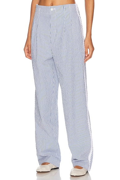 BODE Club Stripe Murray Trouser in Blue & White